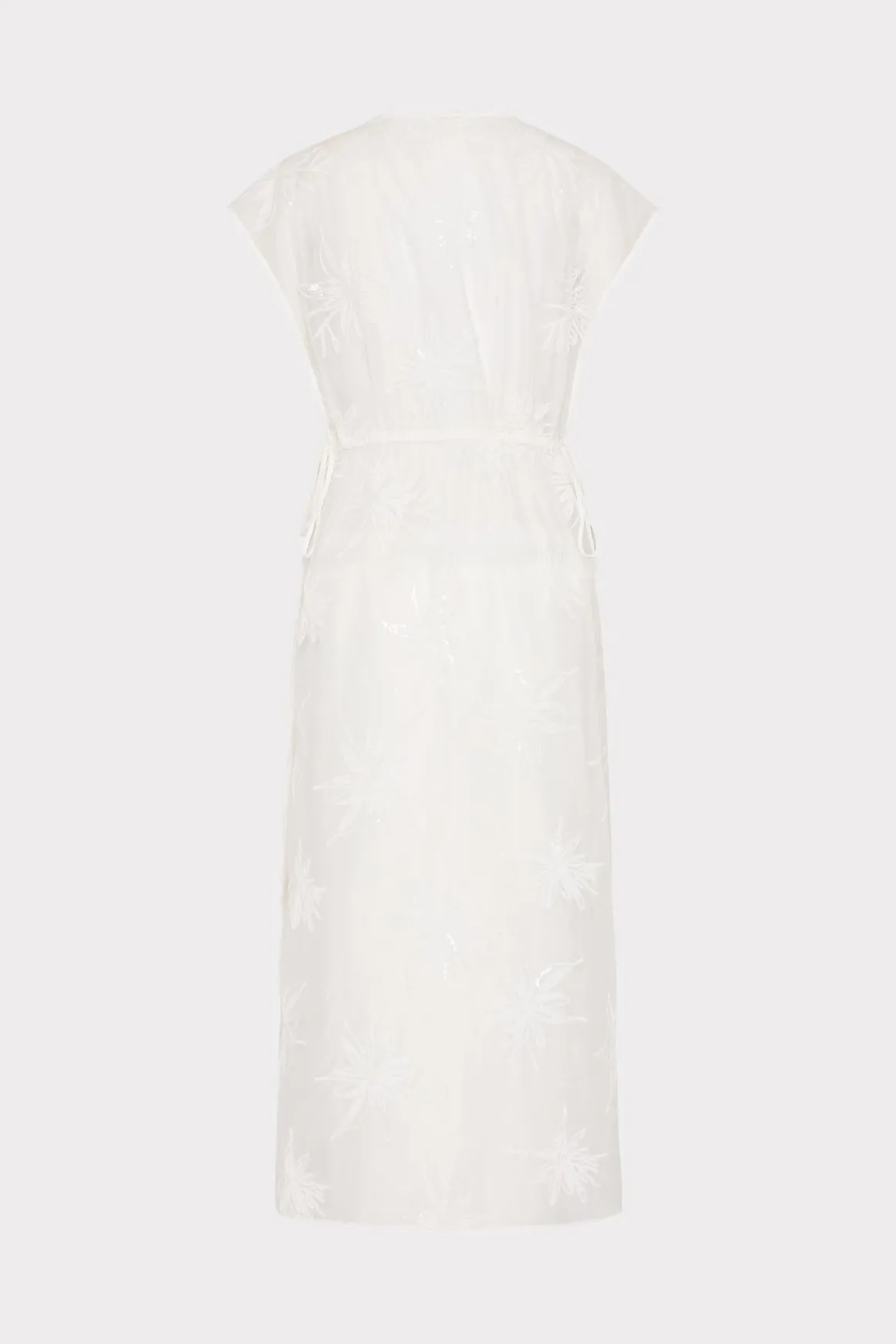 MILLY Jumpsuits & Rompers-Organza Cover-Up White