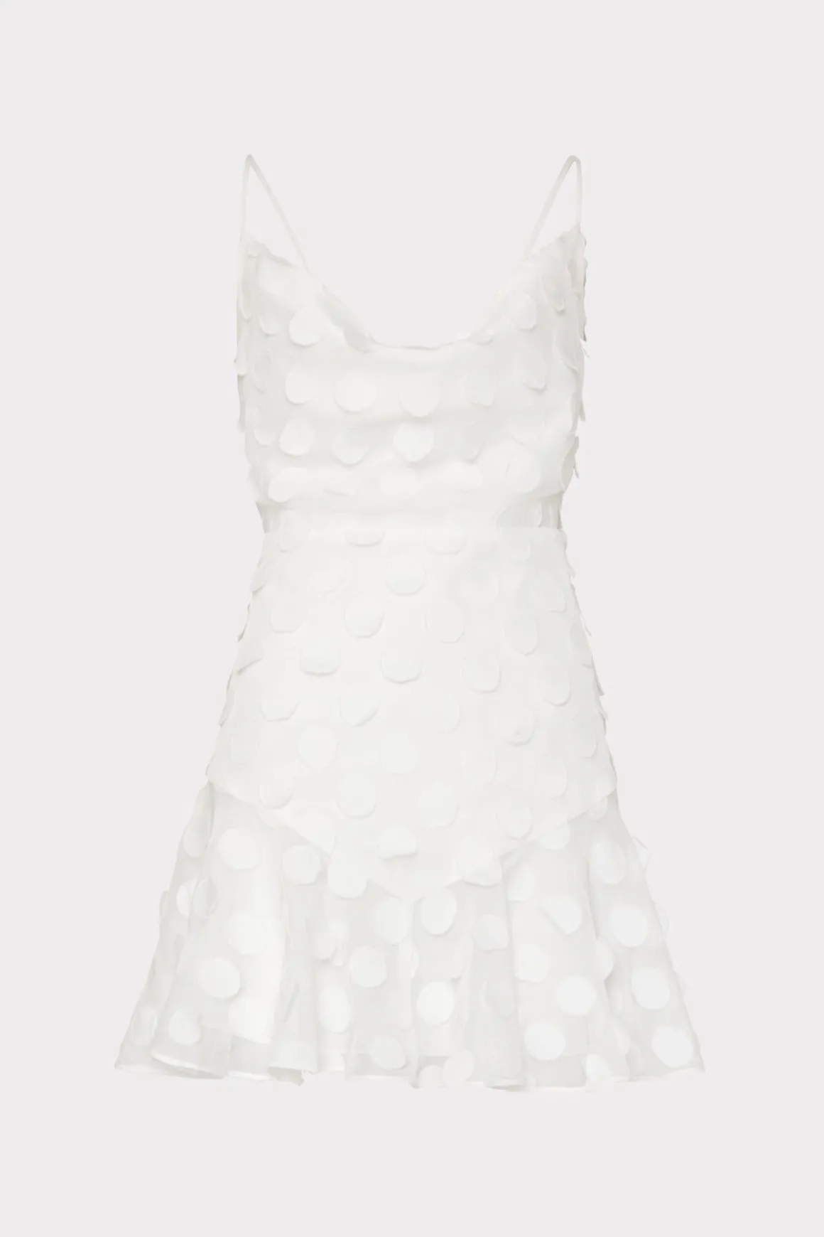 MILLY White Dresses-Osian 3D Circle Dress White