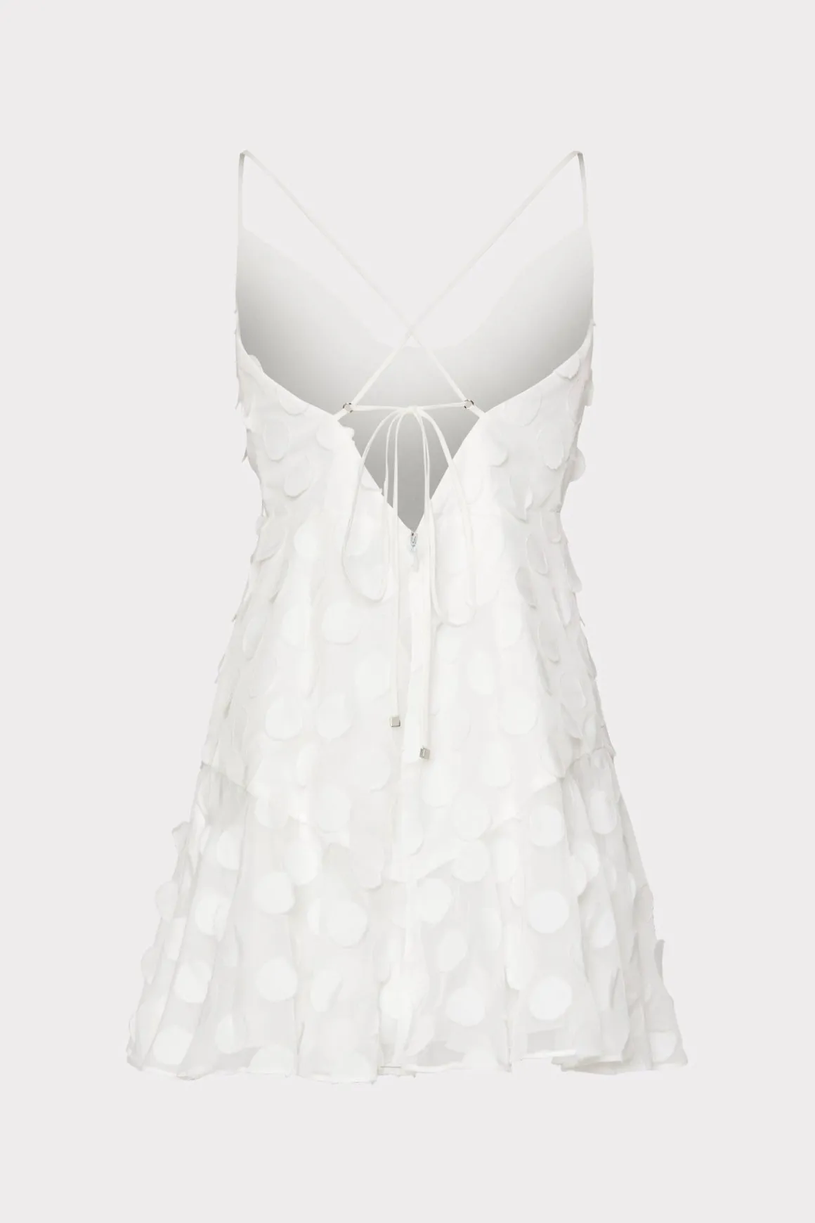 MILLY White Dresses-Osian 3D Circle Dress White