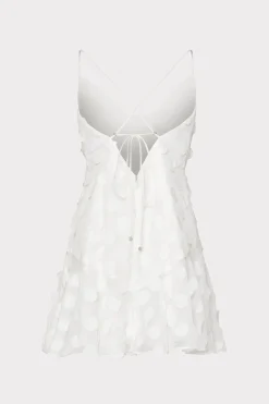 MILLY Mini Dresses-Osian 3D Circle Dress White