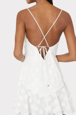 MILLY Sundresses-Osian 3D Circle Dress White