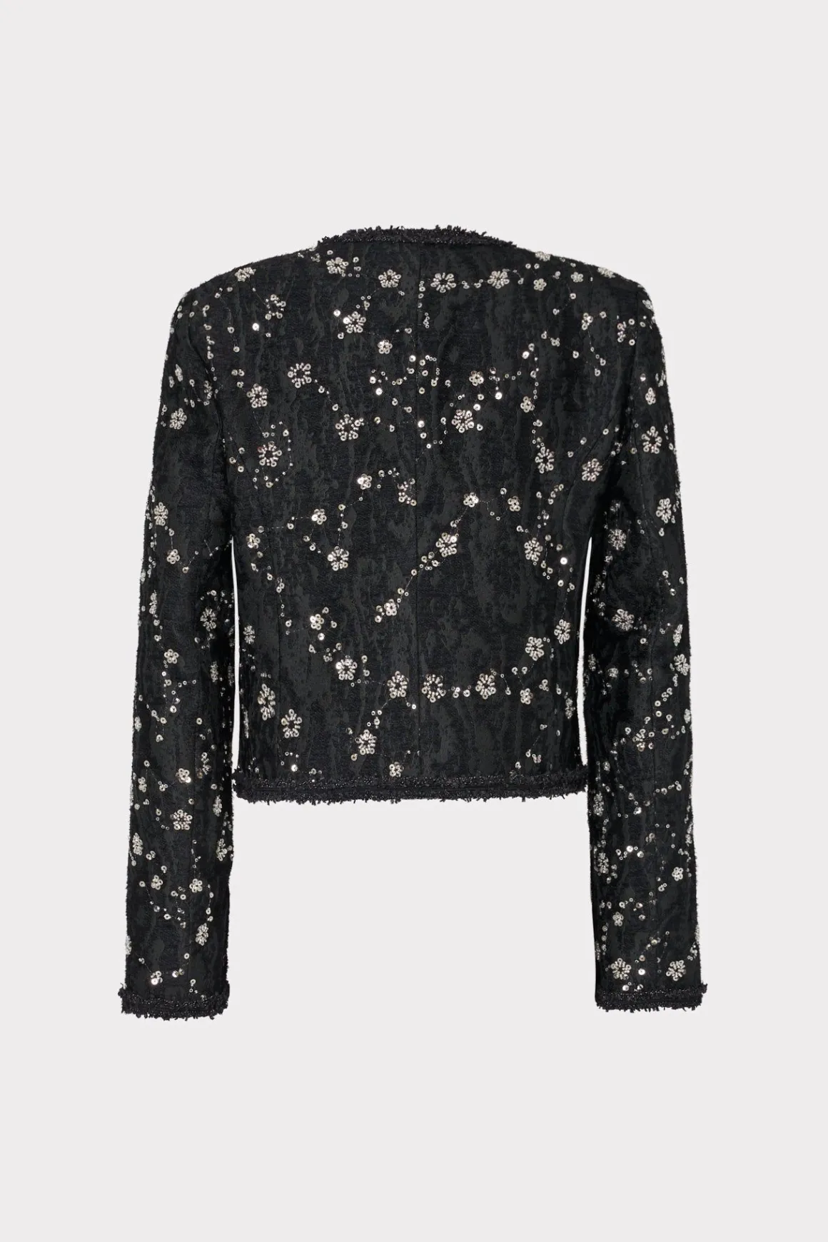 MILLY Coats & Jackets-Pheobe Beaded Jacket Black
