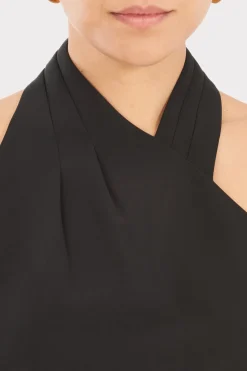 MILLY Jumpsuits & Rompers-Preston Cady Top Black
