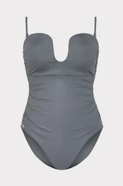 MILLY One Piece Swimsuits-Ragatta One Piece Grey