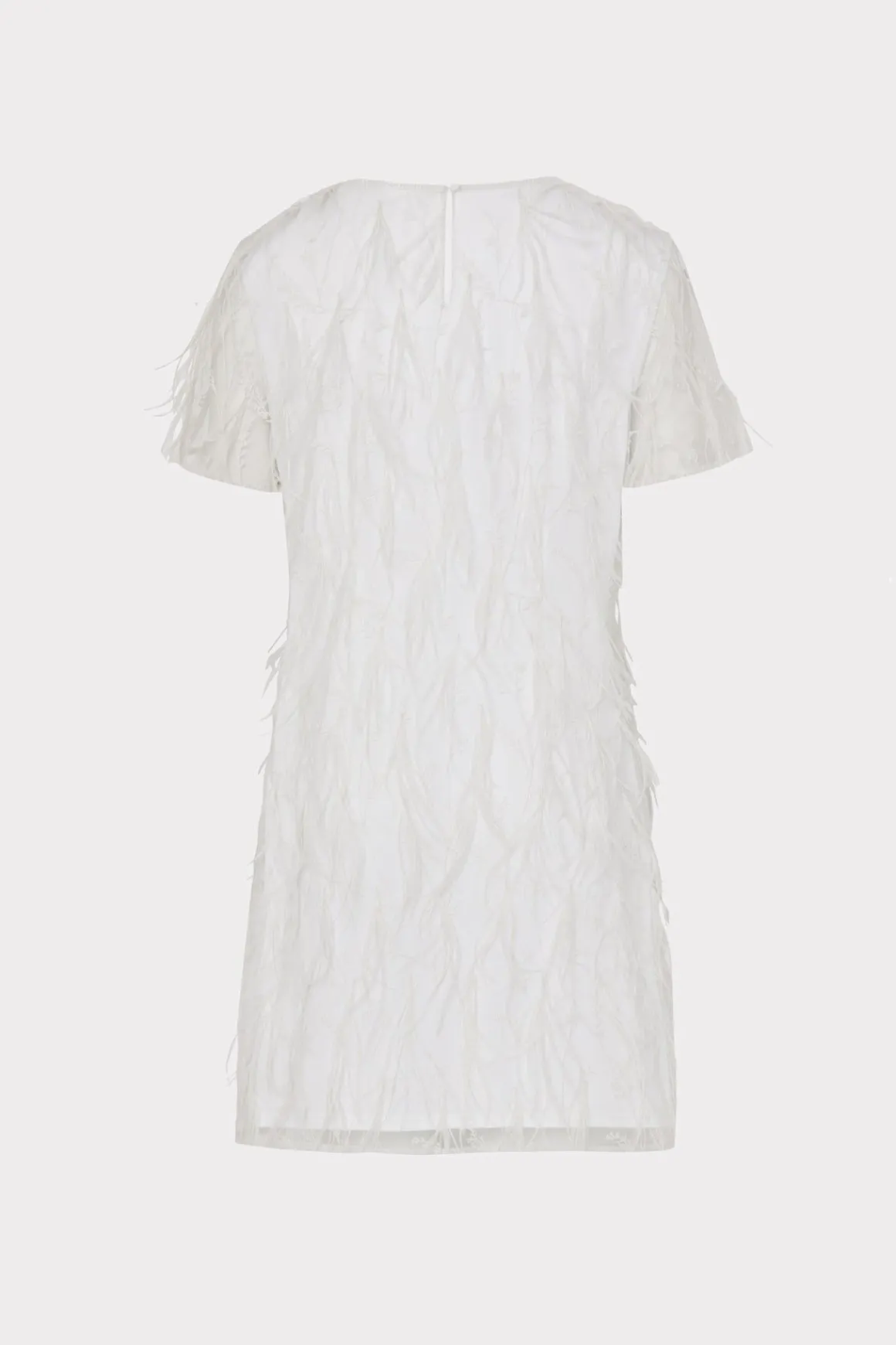 MILLY White Dresses-Rana Feather Dress White
