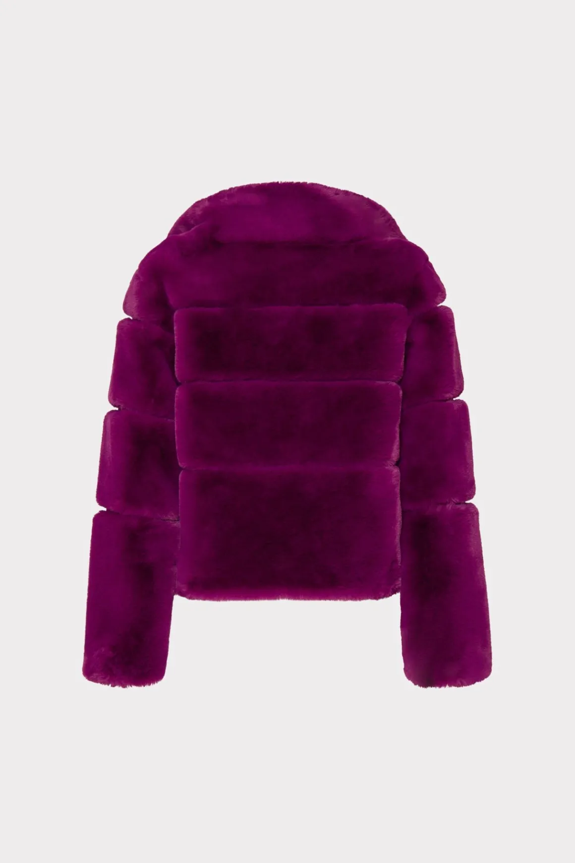 MILLY Coats & Jackets-Rivera Faux Fur Jacket Purple