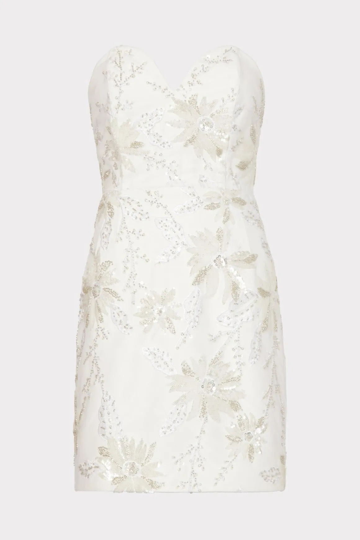 MILLY White Dresses-Ronni Cady Embroidery Dress White
