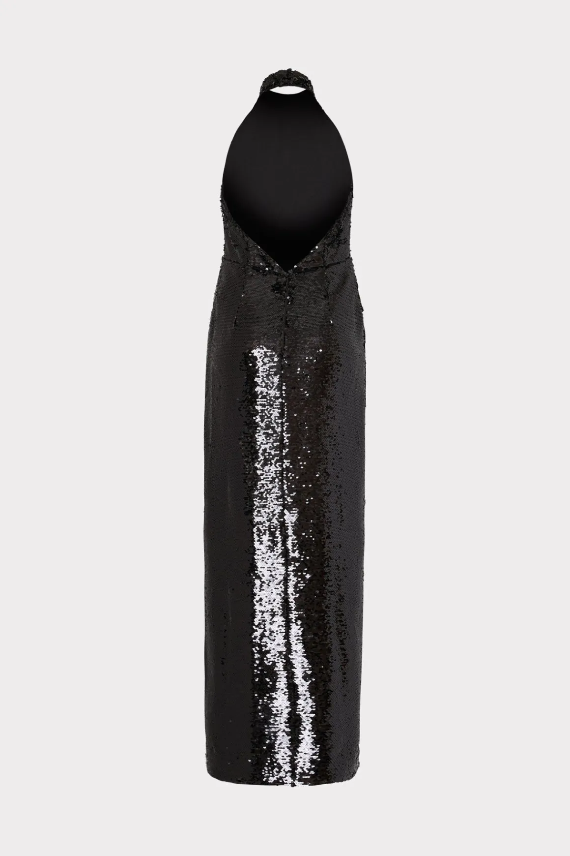 MILLY Maxi Dresses-Sabine 3D Sequins Rosette Dress Black