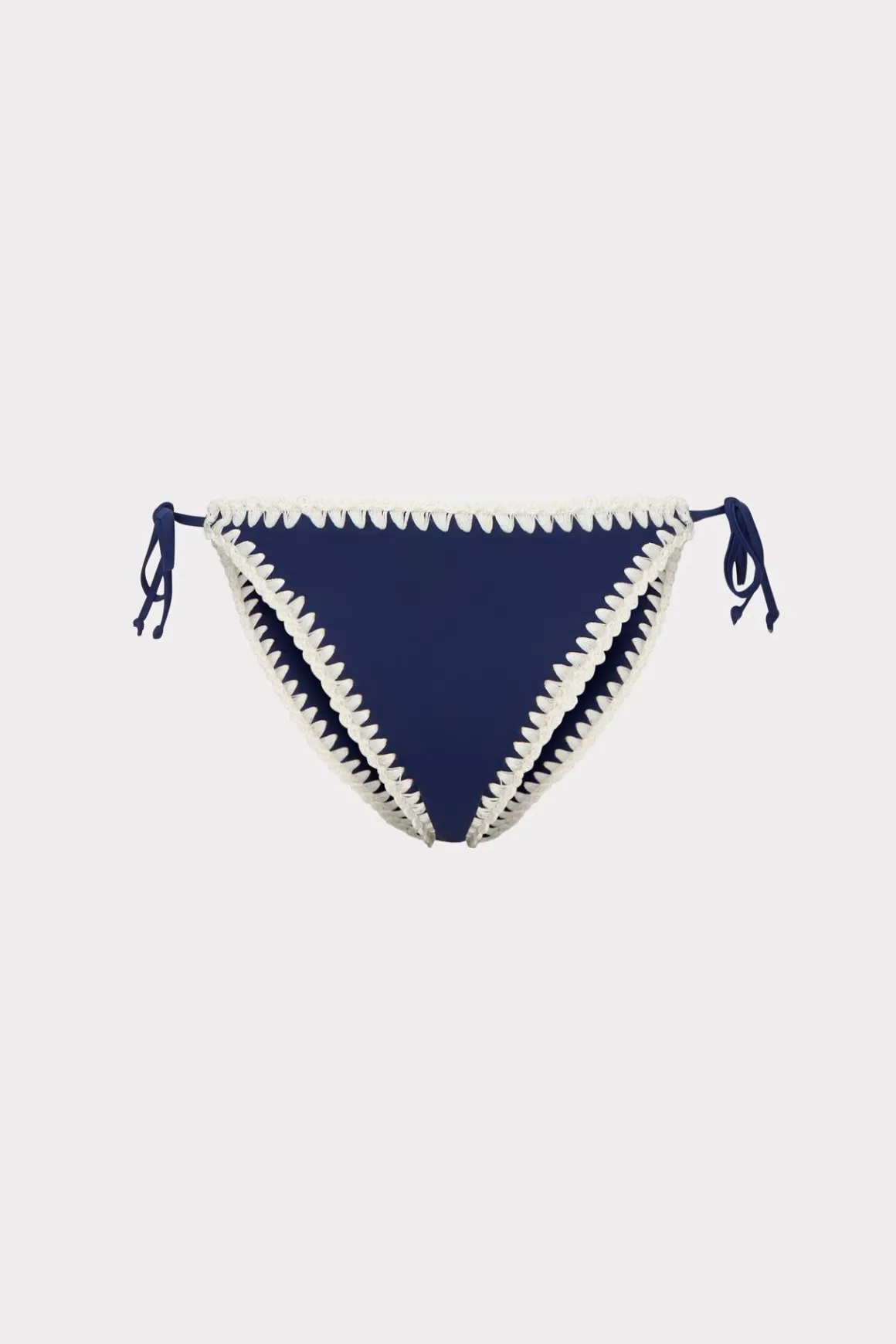 MILLY Jumpsuits & Rompers-Solid Bikini Bottom Navy