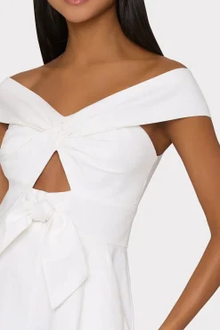 MILLY Jumpsuits & Rompers-Solid Linen Romper White