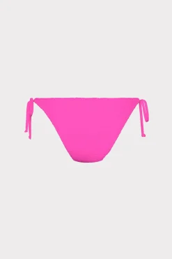 MILLY Jumpsuits & Rompers-Textured Bikini Bottom Neon Pink