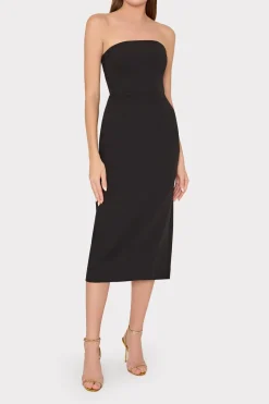 MILLY Little Black Dresses-Traci Cady Dress Black