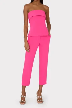 MILLY Tops-Tuala Cady Top Milly Pink