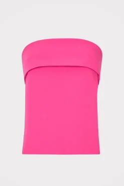 MILLY Jumpsuits & Rompers-Tuala Cady Top Milly Pink