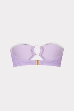 MILLY Jumpsuits & Rompers-Venus Bandeau Top Orchid