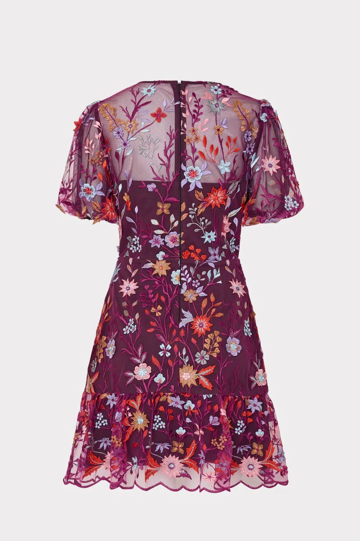 MILLY Jumpsuits & Rompers-Yasmin Tropical Garden Embroidered Dress Multi